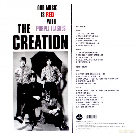 Creation: Our Music Is Red With Purple Flashes [2xWinyl]