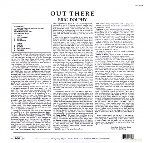 Eric Dolphy: Out There [Winyl]
