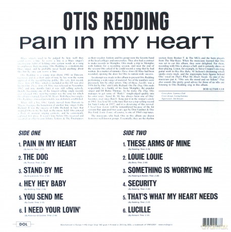 Otis Redding: Pain In Ma Heart [Winyl]