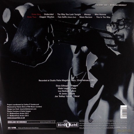 Dizzy Gillespie: Paris ....Always (Volume One) [2xWinyl]