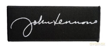 John Lennon: Patch: Signature Przypinka
