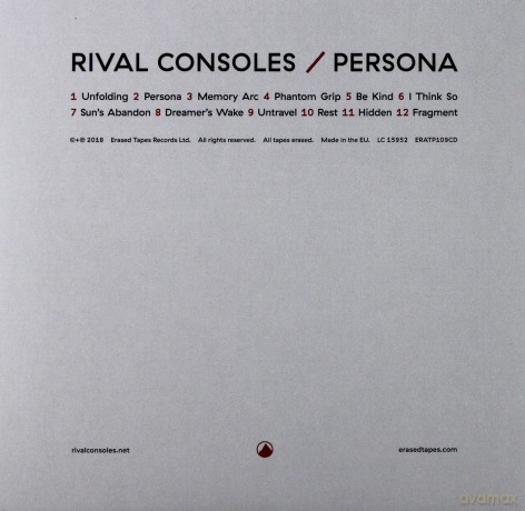 Rival Consoles: Persona [CD]