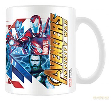 Avengers Infinity War: Red Blue Assemble Kubek
