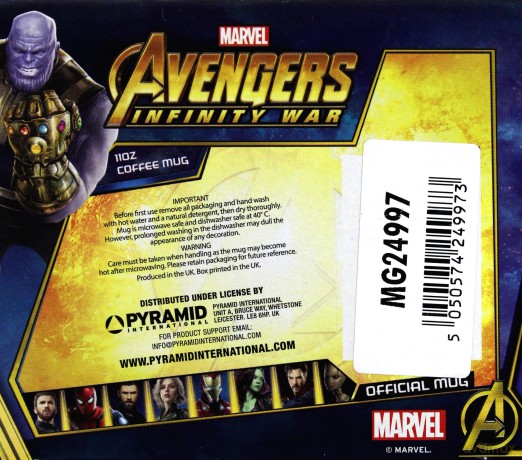 Avengers Infinity War: Red Blue Assemble Kubek