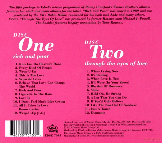 Randy Crawford: Rich And Poor & Through The Eyes Of Love (Deluxe Edition) [2CD]