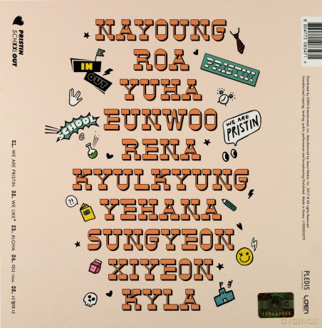 Pristin: Schxxl Out (2nd Mini Album) In Version [CD]