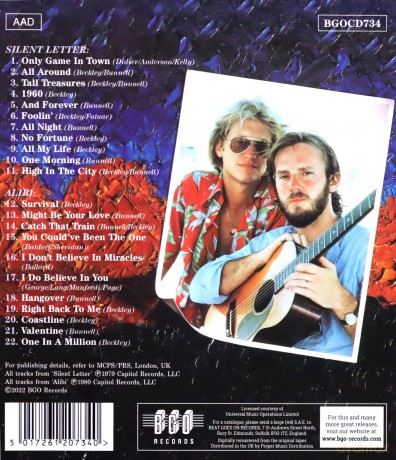 America: Silent Letter/ Alibi [CD]