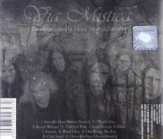 Via Mistica: Testamentum (In Hora Mortis Nostre) [CD]
