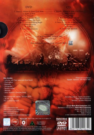 Vital Remains: Evil Death Live  [CD]+[DVD]