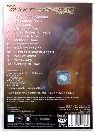Oliver Wakeman Band: Coming To Town [DVD]