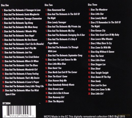 Dion & The Belmonts: The Absolutely Essential [3CD]