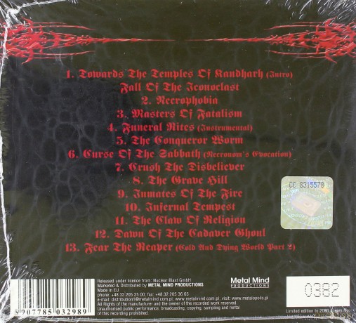 Warhammer: Curse Of The Absolute Eclipse (Remastered) (digipack) [CD]