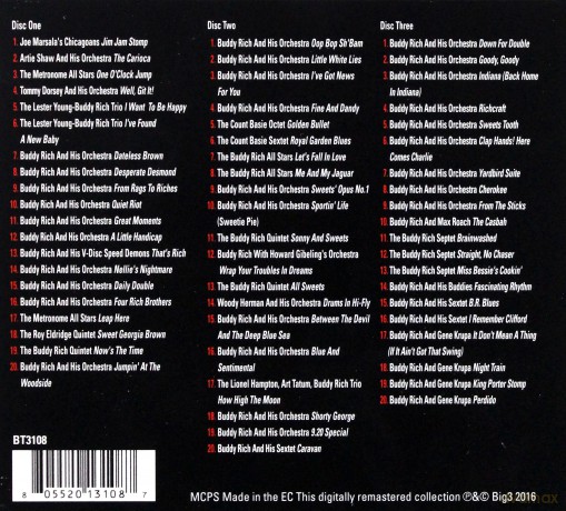 Buddy Rich: The Absolutely Essential 3 CD Collection [3CD]