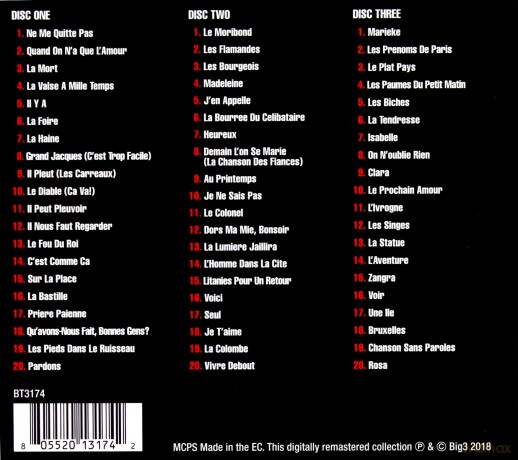 Jacques Brel: The Absolutely Essential 3 CD Collection [3CD]