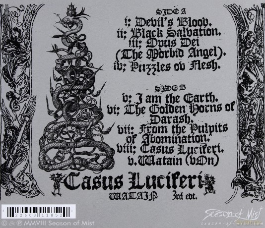 Watain: Casus Luciferi (Remastered + Bonus) [CD]
