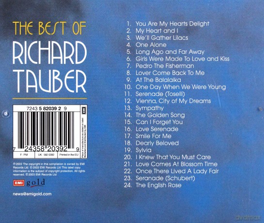 Richard Tauber: The Best Of [CD]