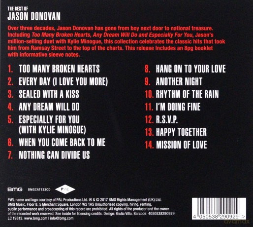 Jason Donovan: The Best Of Jason Donovan [CD]