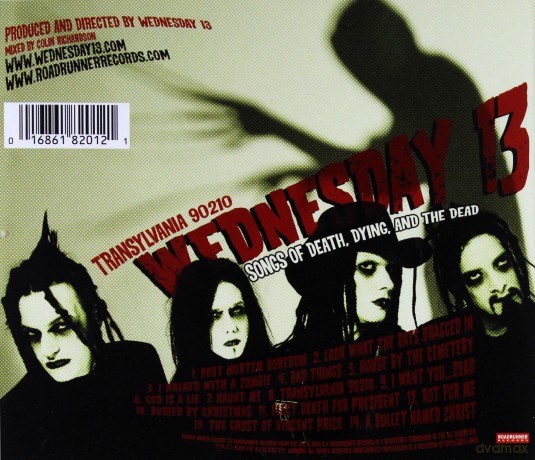 Wednesday 13: Transylvania 90210 [CD]