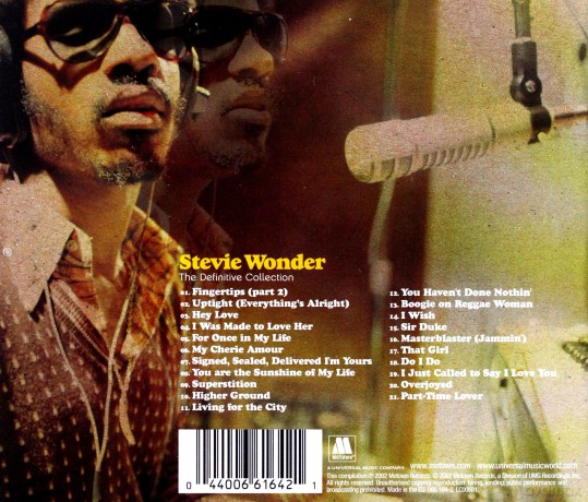Stevie Wonder: The Definitive Collection [CD]