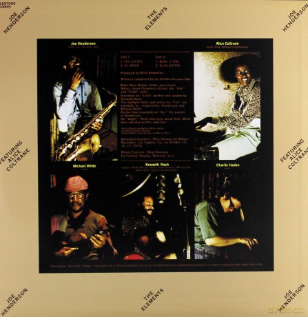 Joe Henderson: The Elements [Winyl]