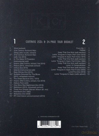 King Crimson: The Elements Tour Box 2017 [2CD]