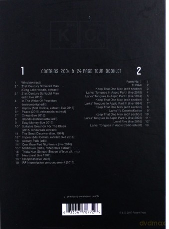 King Crimson: The Elements Tour Box 2017 [2CD]