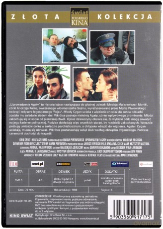 Uprowadzenie Agaty [DVD]