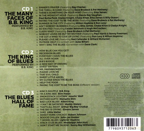 B.B. King: The Many Faces Of B.B. King [3CD]