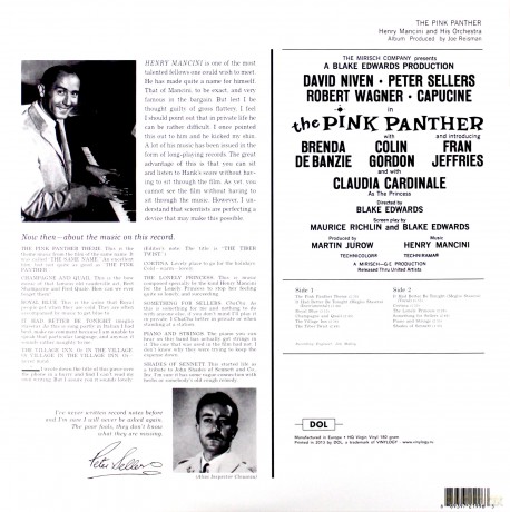 Henry Mancini: The Pink Panther [Winyl]