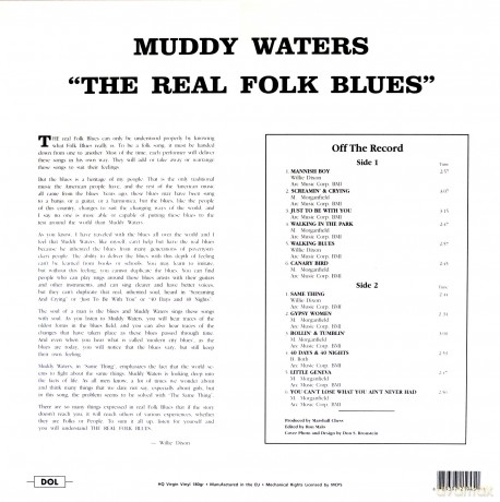 Muddy Waters: The Real Folk Blues [Winyl]