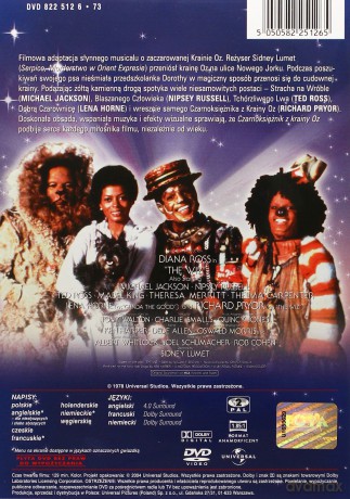 Czarnoksiężnik z krainy Oz [DVD] (Michael Jackson)