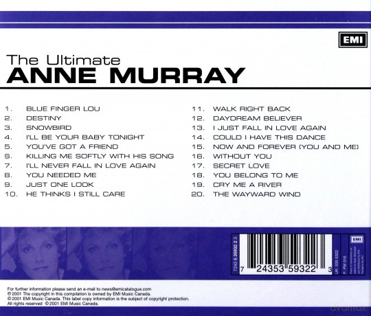Anne Murray: The Ultimate [CD]