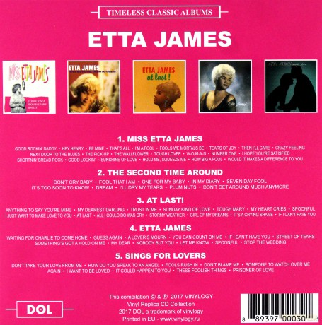 Etta James: Timeless Classic Albums [5CD]