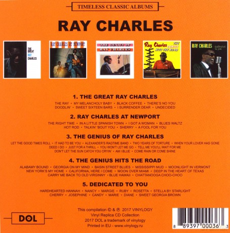 Ray Charles: Timeless Classic Albums [5CD]