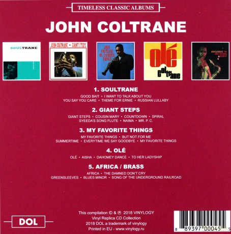 John Coltrane: Timeless Classic Albums vol. 2 [5CD]