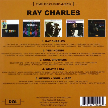 Ray Charles: Timeless Classic Albums vol. 2 [5CD]