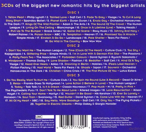 Top Of The Pops - New Romantics [3CD]