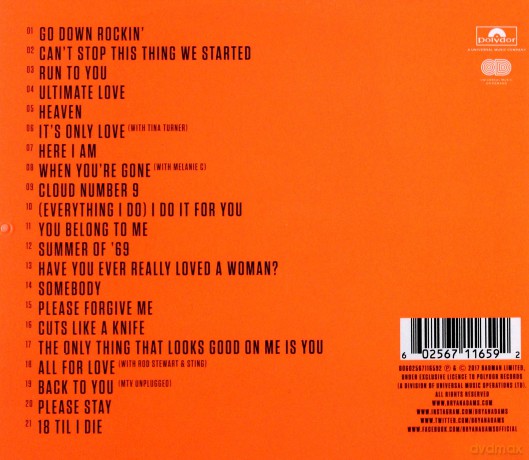 Bryan Adams: Ultimate [CD]