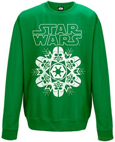 Star Wars: Vader Snowflake Green X Large T-shirt (Gwiezdne Wojny)