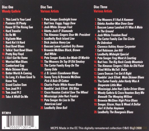 Woody Guthrie: Various Artists [3CD]
