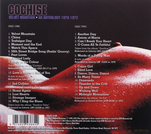 Cochise: Velvet Mountain - An Anthology 1970-1972 [2CD]