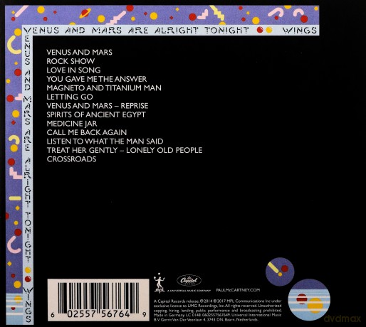 Wings: Venus And Mars [CD]