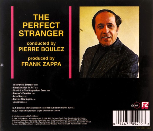 Frank Zappa: Boulez Conducts Zappa: The Perfect Stranger [CD]