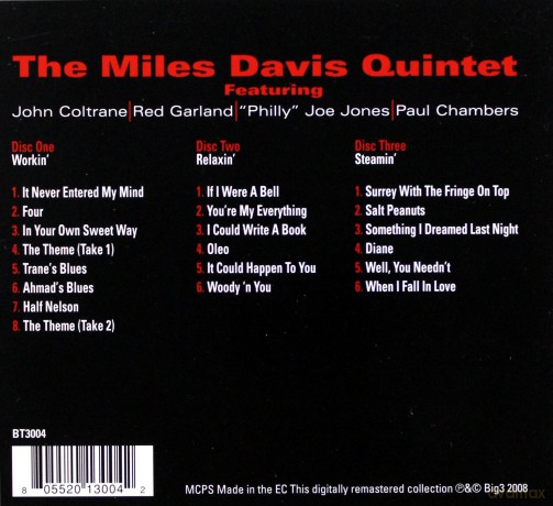 Miles Davis: Workin. Relaxin. Steamin [3CD]