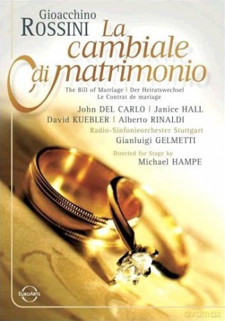 Del Carlo & Hall & Kuebler & Rinaldi & Feller & Felle: Rossini: La Cambiale Di Matrimonio [DVD]
