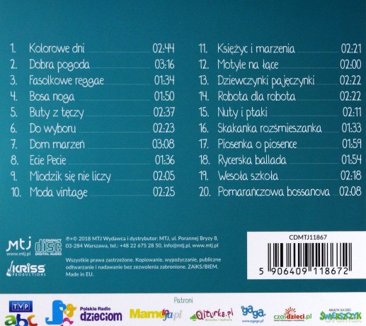 Fasolki: Kolorowe dni z Fasolkami [CD]