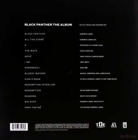 Black Panther soundtrack (Czarna Pantera) [2xWinyl]