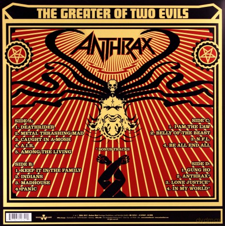 Anthrax: The Greater Of Two Evils [2xWinyl]