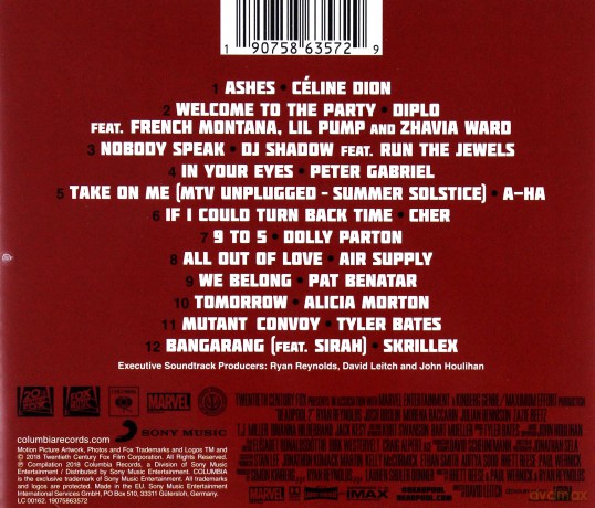 Deadpool 2 soundtrack (Tyler Bates) [CD]