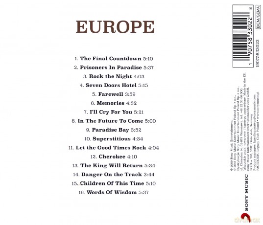 Europe: Ikony muzyki [CD]